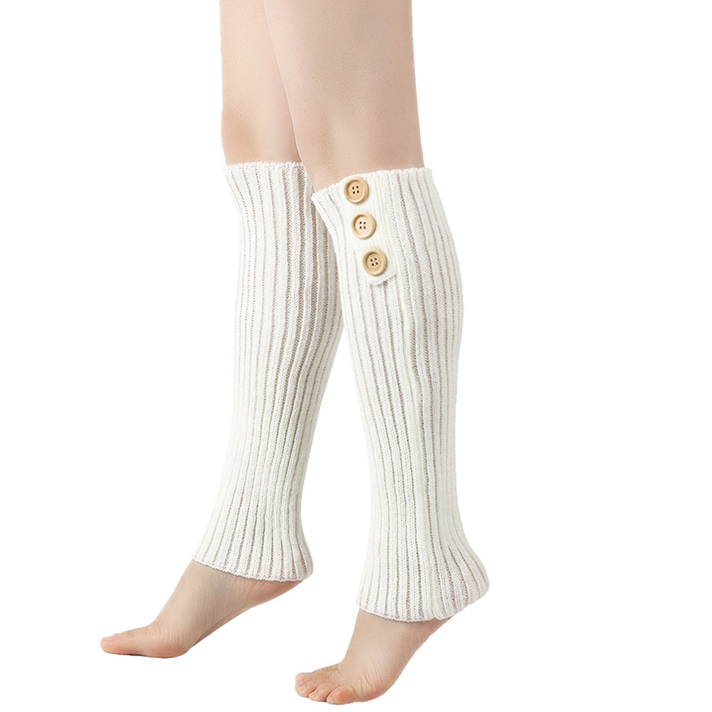 Leg Warmers Long socks Knitted Leg Covers Wool knit Foot Covers Boots Stocking